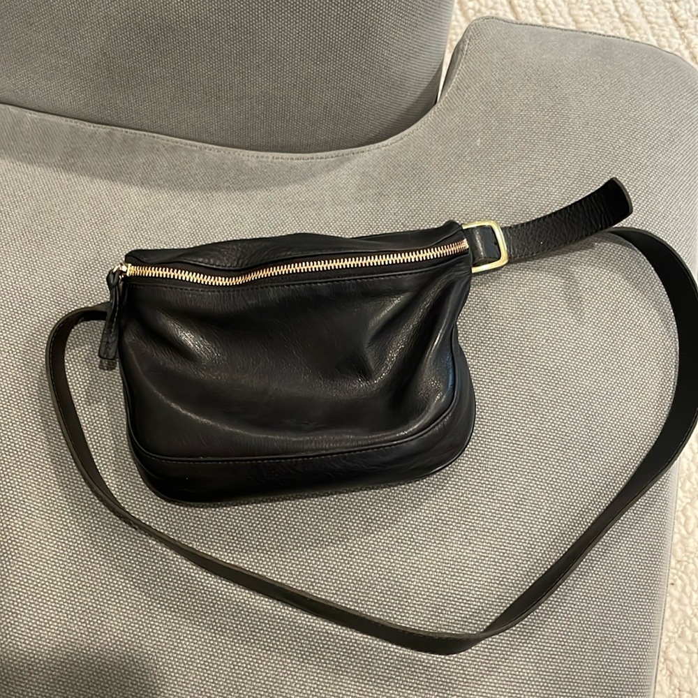 Clare V. Fanny pack black